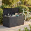 Boîte de rangement d'extérieur en résine Balconera-128794817-128794815