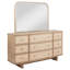 Commode 9 tiroirs avec miroir Beth