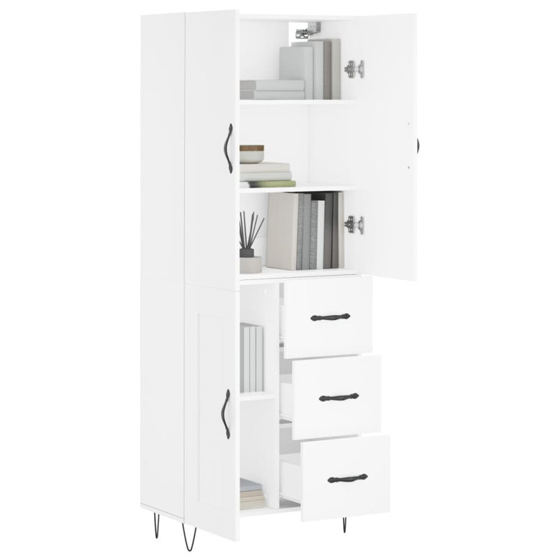 Williamsport 69.5 cm W Highboard, White
