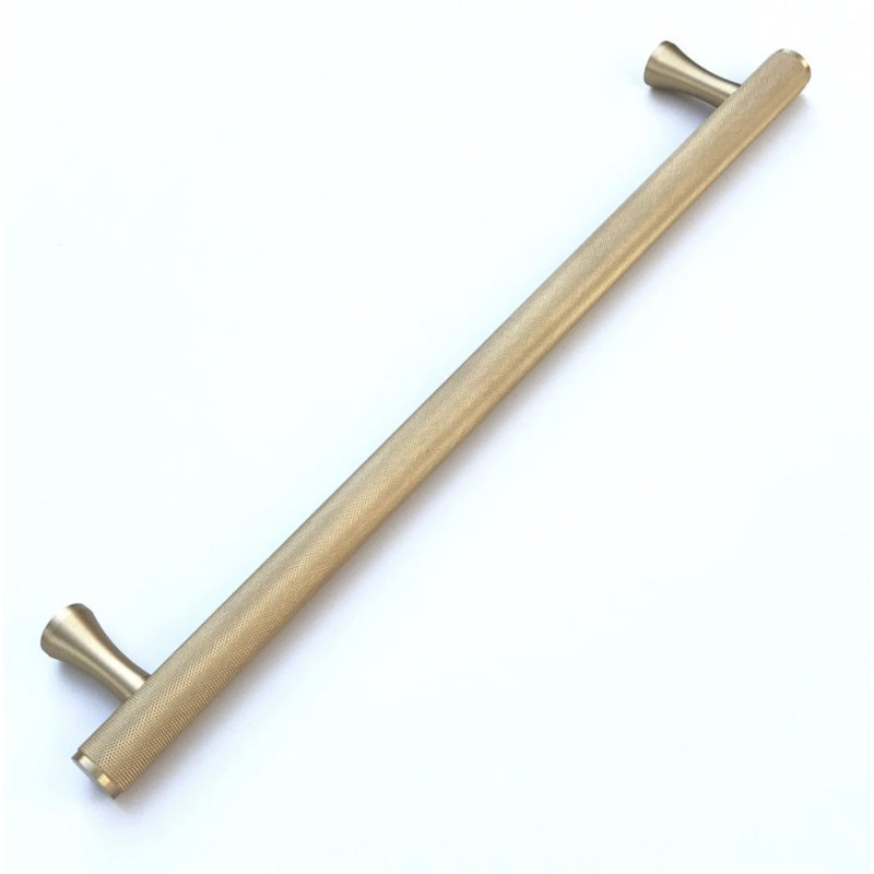 Texture 5" Center to Center Bar/Handle Pull, Brushed Brass, 5"