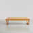 Solid Eucalyptus Patio Coffee Table with Triangle Base