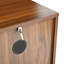 Armoire de rangement, buffet en bois avec pieds en fer pour le salon