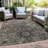 Machine Washable Indoor/Outdoor Xhevrie Pewter Rug-174710476