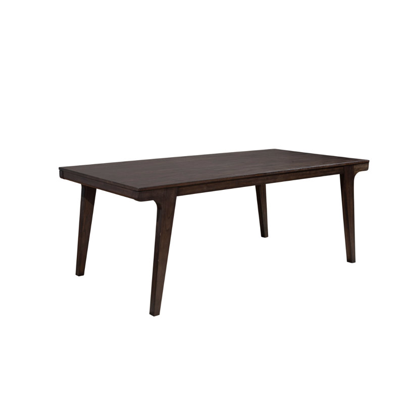 Jacyion Fixed Top Dining Table, Chocolate