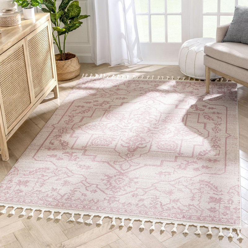 Loop-De-Loop Moroccan Synthetic Area Rug, Rectangle 120 x 180cm