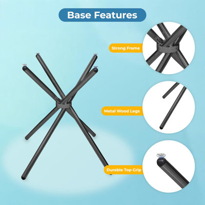Base de table en acier
