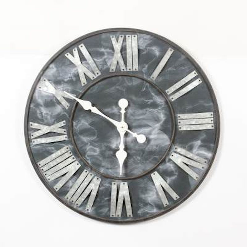 Hillsboro Metal Wall Clock