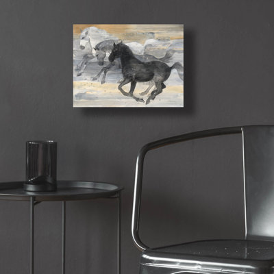 Prancing Trio' by Albena Hristova Acrylic Glass Wall Art