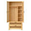Armoire en rotin massif avec 2 tiroirs-1991564595