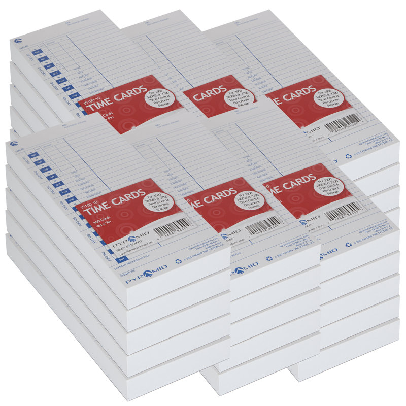 1,000 Count Time Cards