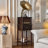Brownness+Gold Free Form Solid Wood+Copper Media Players