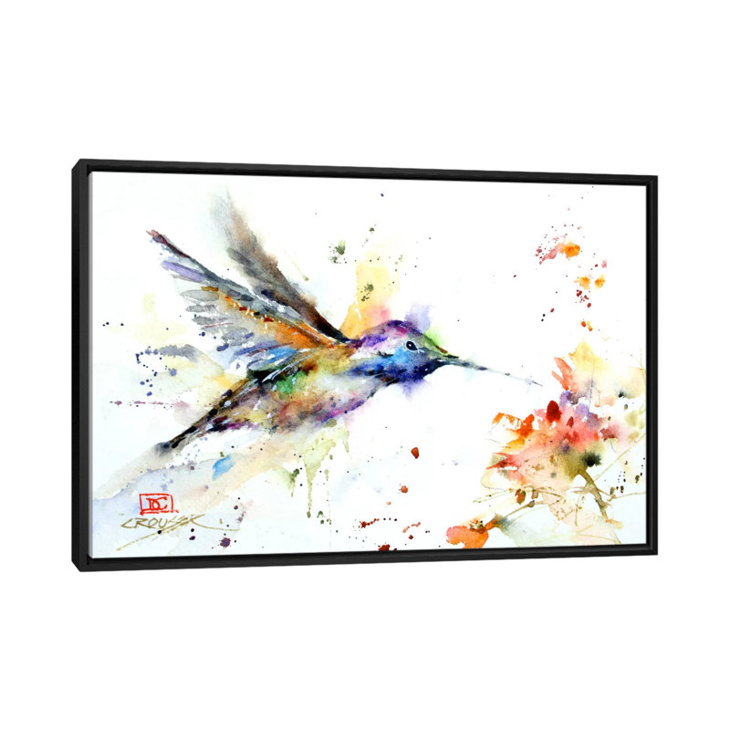 «Colorful Journey» par Dean Crouser - Estampe numérique sur toile tendue avec châssis, H 18 po x l 26 po x P 1,5 po, Blanc