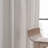 Rivoli Grommet Semi Sheer Curtains for Bedroom, Cotton Dune Textured Window Curtain Panel Pair-2013368042-2013368041