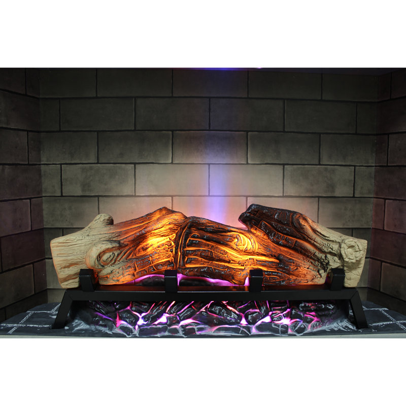 Foyer électrique à flamme réglable: Foyer sur mesure avec mur de briques: ajoutez de la chaleur à votre maison