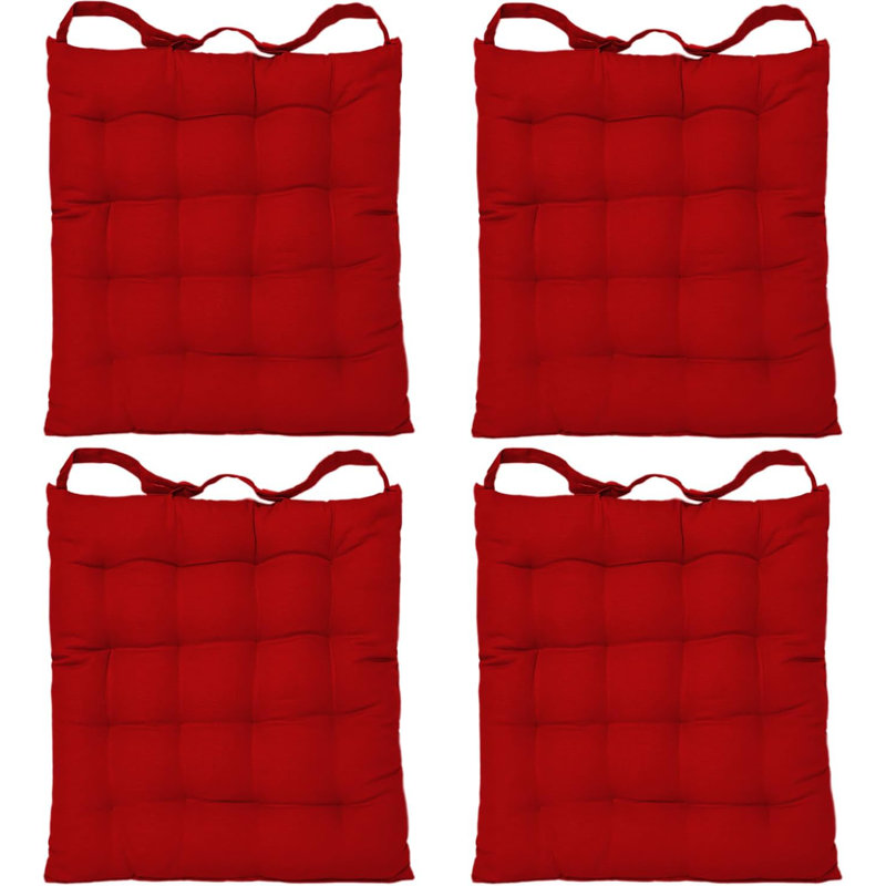 Chair Pad Cushion, Red