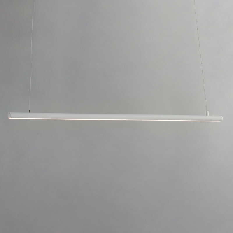 Luminaire suspendu Collie-Linear, Blanc