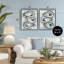 Ensemble de 2 cadres flottants Oyster Bar Trios, design par Carol Robinson-339930603-339930607