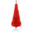 Mince arbre de Noël artificiel avec base blanche détachable pour une décoration des Fêtes sans effort et peu encombrant