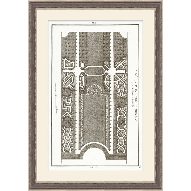 A Garden Design 2 Print by Studio L57 Nouvelle, 35.25" H x 24.25" W