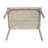 Turned Rubberwood Rectangular Solid Wood Top Dining Table