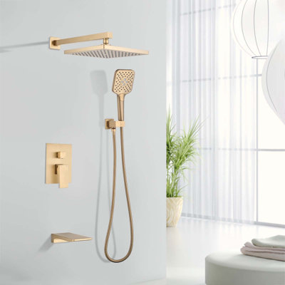 Système de douche complet avec valve brute