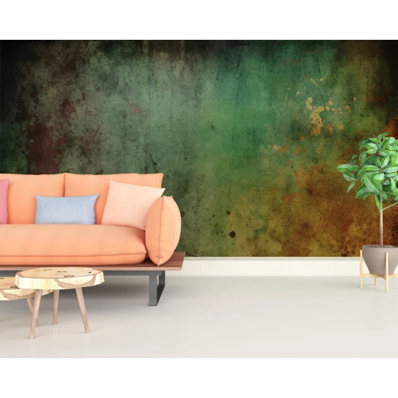 Murale abstraite Moody, 108" L x 192" W
