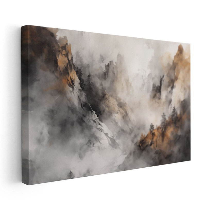 Earthy Peaks 2, 16" H x 24" W