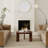 Modern Round Coffee Table with Three-Legged Design