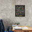 «Camping Rules Blackboard Birds» par Jean Plout, art mural sur toile, 20 po x 24 po-351565651