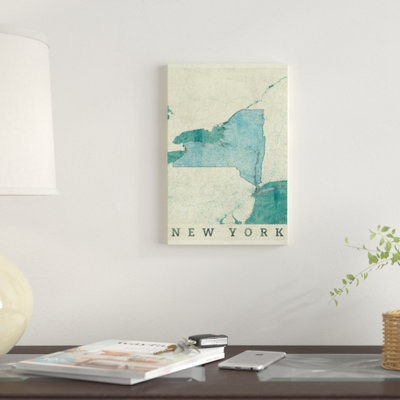 «New York Map», impression sur toile