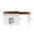 51" Rolling Kitchen Island With Retractable Dining Table And Power Socket - With 2 Drawers And 2 Door Cabinets
