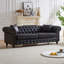Canapé Chesterfield 85,5 po 3 places en tissu Tech