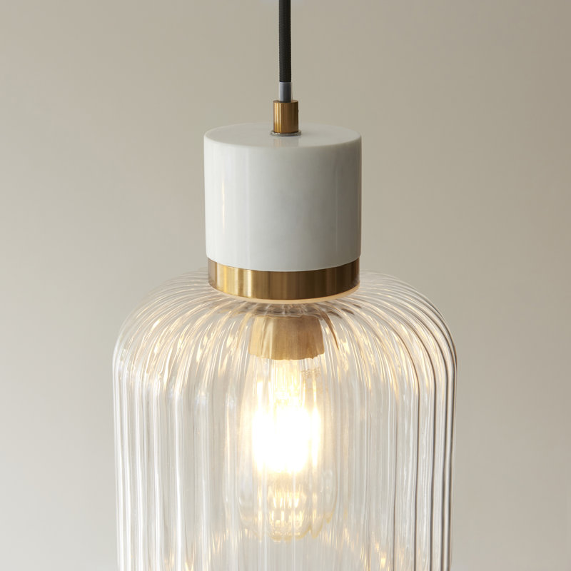 1 - Light Brass Pendant