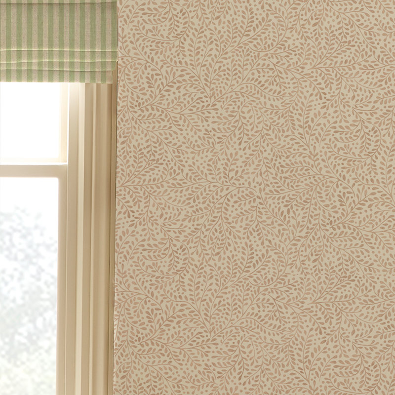 Joules Willow Leaf Duck Egg Wallpaper, Pink