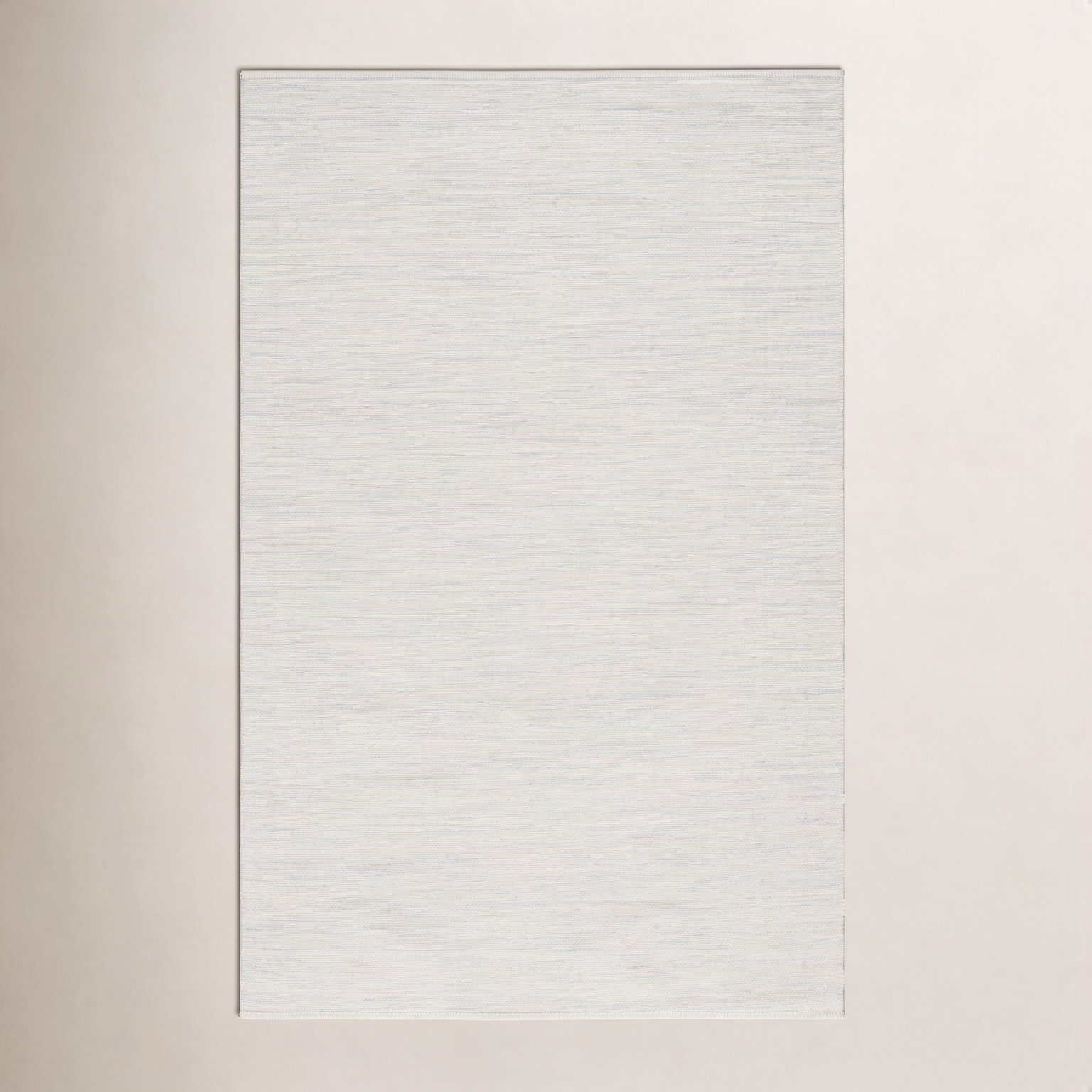 Dallis Green Ivory Handmade Cotton Rug, Rectangle 8' x 10'
