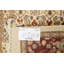 Tapis de couloir unique noué à la main nouvel âge 2 pi 6 po x 10 pi 5 po ivoire / rouge