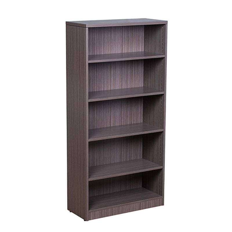 Bibliothèque Vin Vin, gris, Bois flotté gris fumée