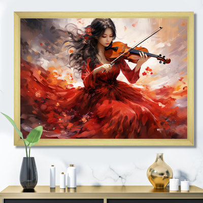 Violon Japanese Elegance I sur impression sur toile