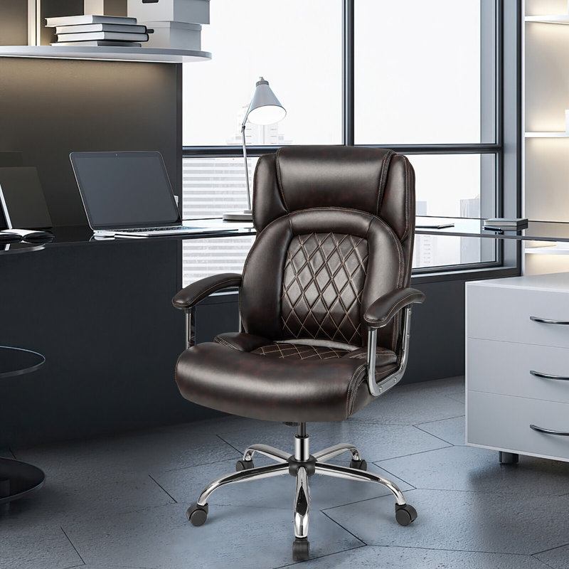 Fauteuil de direction Ninave, Brun