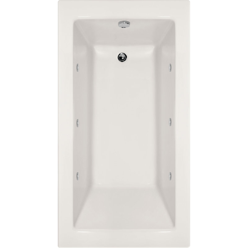 Sydney 72'' L Bathtub, White, Left, Satin Brass