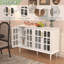 Buffet 4 portes en verre