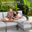 Ainhoa Outdoor 4-Seat L-Shaped Sofa