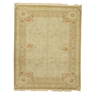 Tapis rectangulaire noué à la main