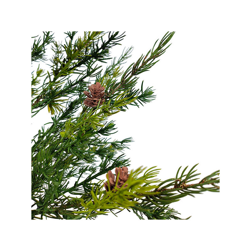 SEASONAL GREENERY TREE S/2 PINE BSKT 2FT