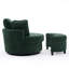 Swivel Armchair with Footstool-627896504
