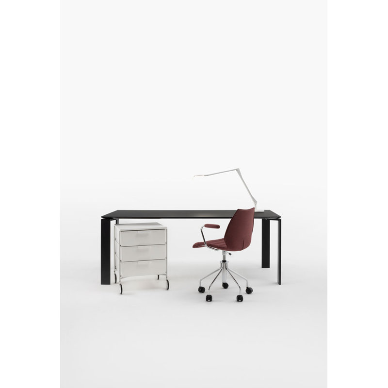 Aledin LED Desk Table Lamp, Matte White
