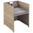 Ardene Rectangular 2 - Person Bistro Set with Cushions-648831441