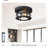 Havza Glass Flush Mount
