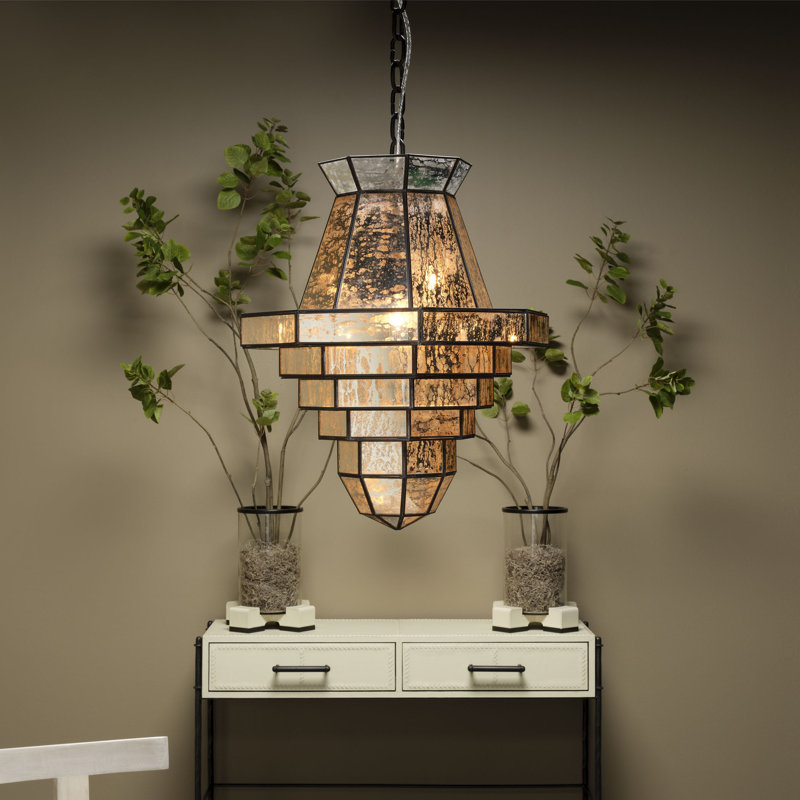 Luminaire suspendu en bronze 1 lumière Imperial