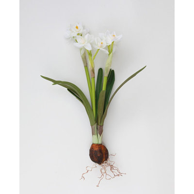 Real Touch White Narcissus 13”